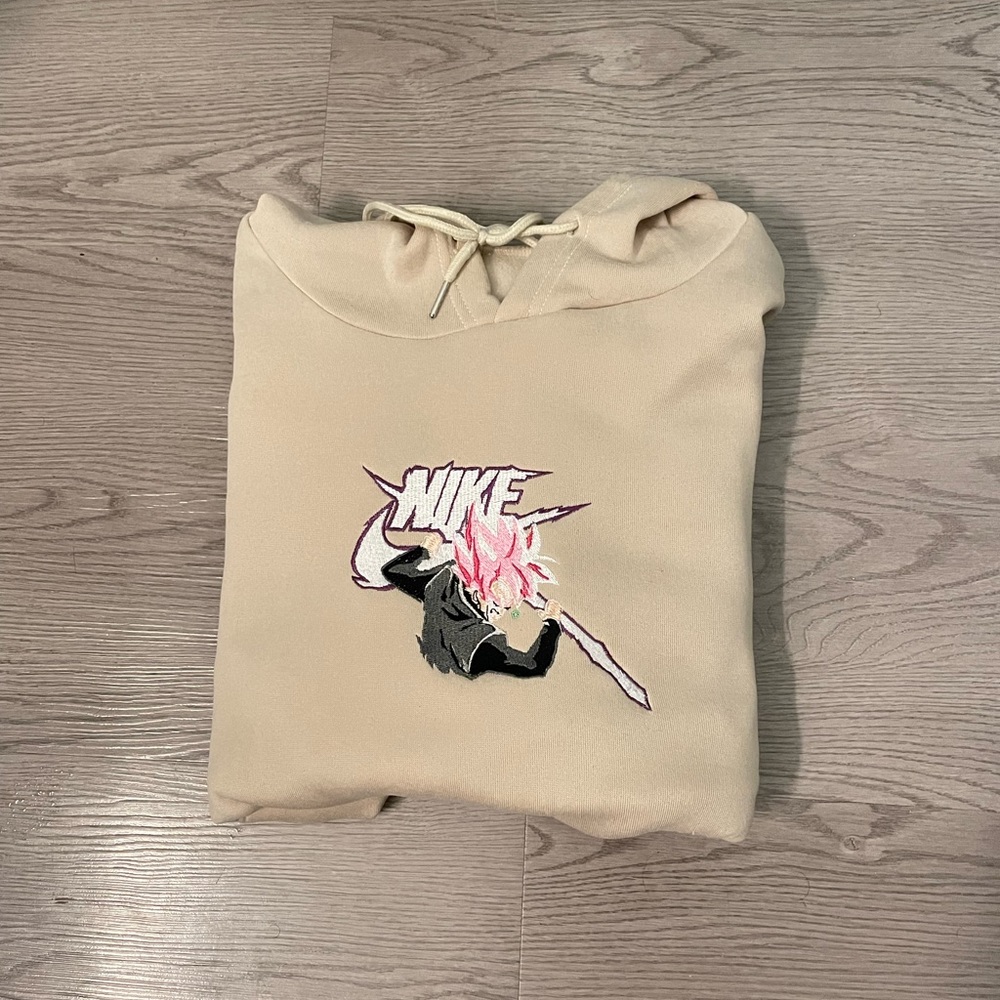 Goku Black staff cream hoodie Dragon ball super - Picture 4 of 4